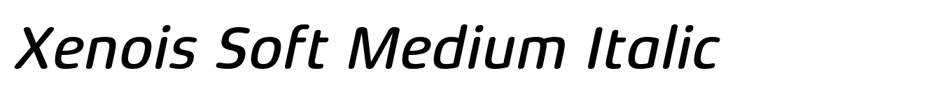Xenois Soft Medium Italic